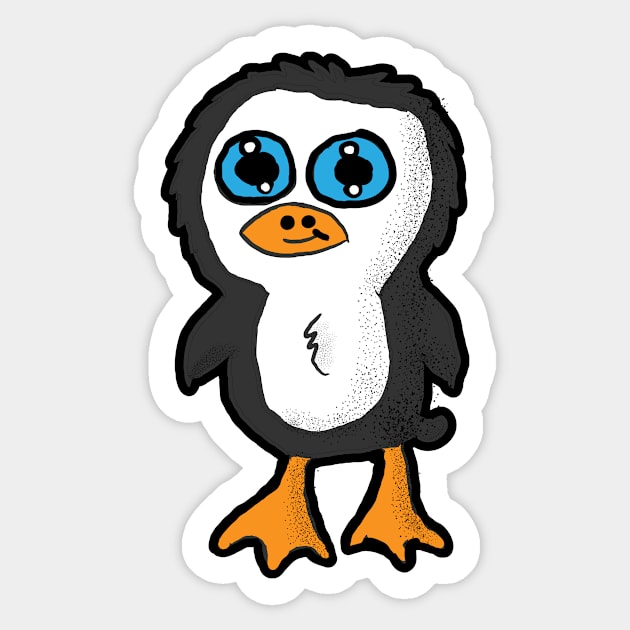 Cute cartoon Penguin Sticker by Eric03091978